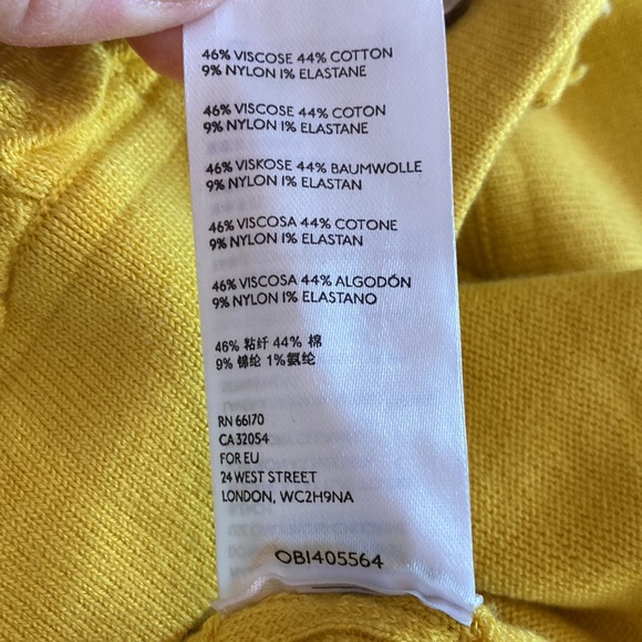 Free People Beach golden yellow sweater. Size XS/ T/P - Picture 10 of 12